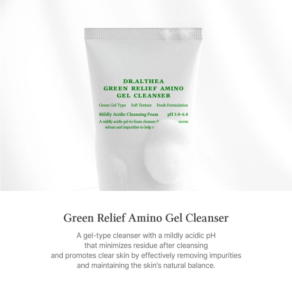 Dr.Althea Green Relief Amino Gel Cleanser – 100ml