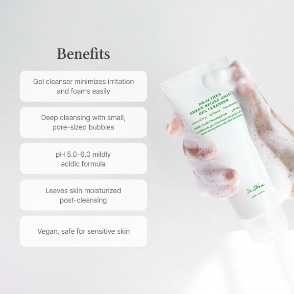 Dr.Althea Green Relief Amino Gel Cleanser – 100ml