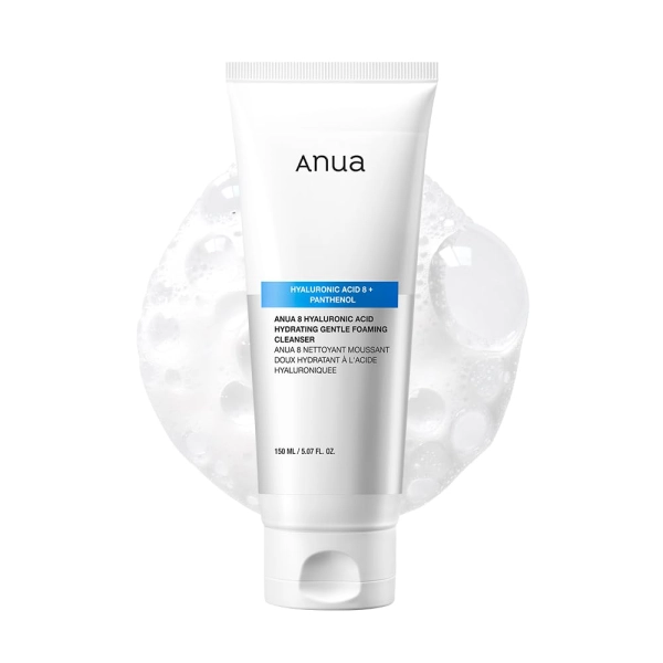 Anua 8 Hyaluronic Acid Hydrating Gentle Foaming Cleansing