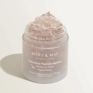 MARY & MAY Vegan Calendula Peptide Ageless Sleeping Mask 110g