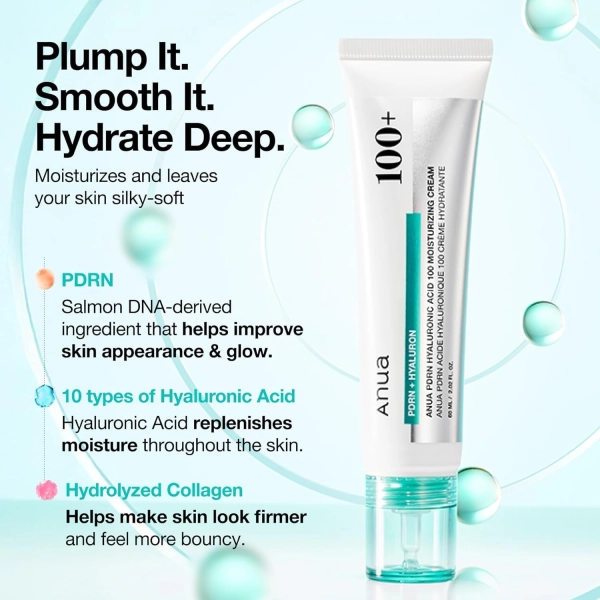 ANUA PDRN+HYALURON CREAM 60ML