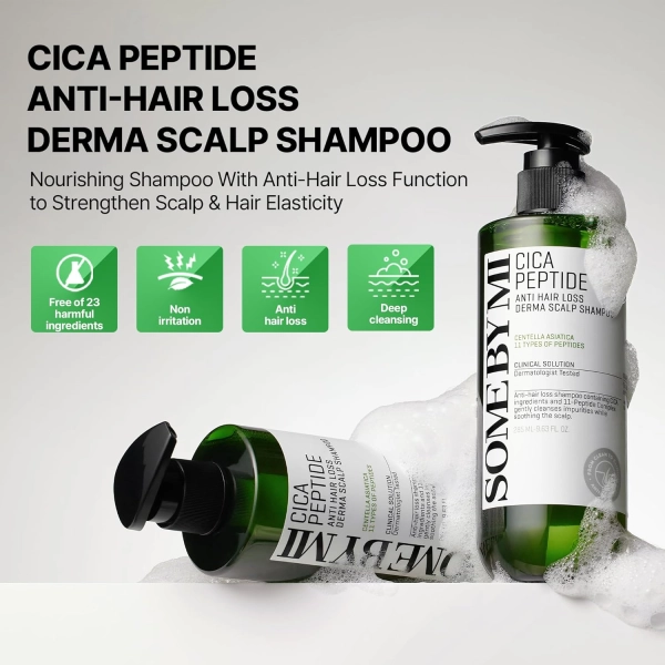 SOME BY MI CICA PEPTIDE ANTI HAIR LOSS DERMA SCALP SHAMPOO 285ml