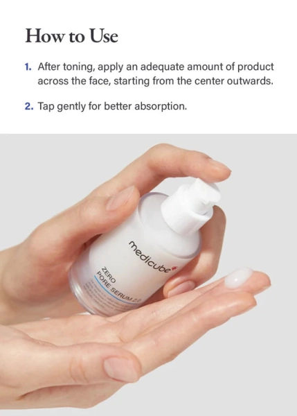 MEDICUBE Zero Pore Serum 2.0 - 37ml