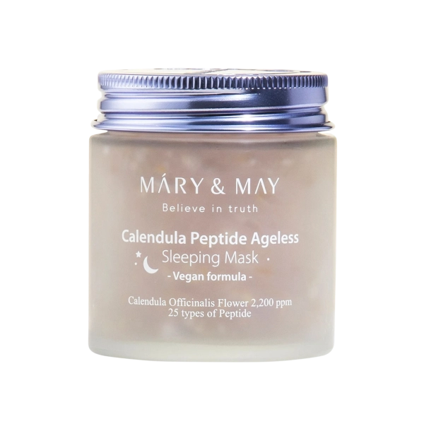 MARY & MAY Vegan Calendula Peptide Ageless Sleeping Mask 110g