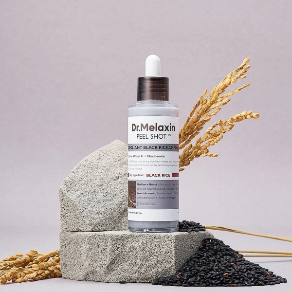 Dr.Melaxin PEEL SHOT EXFOLIATING BLACK RICE AMPOULE – 80ml